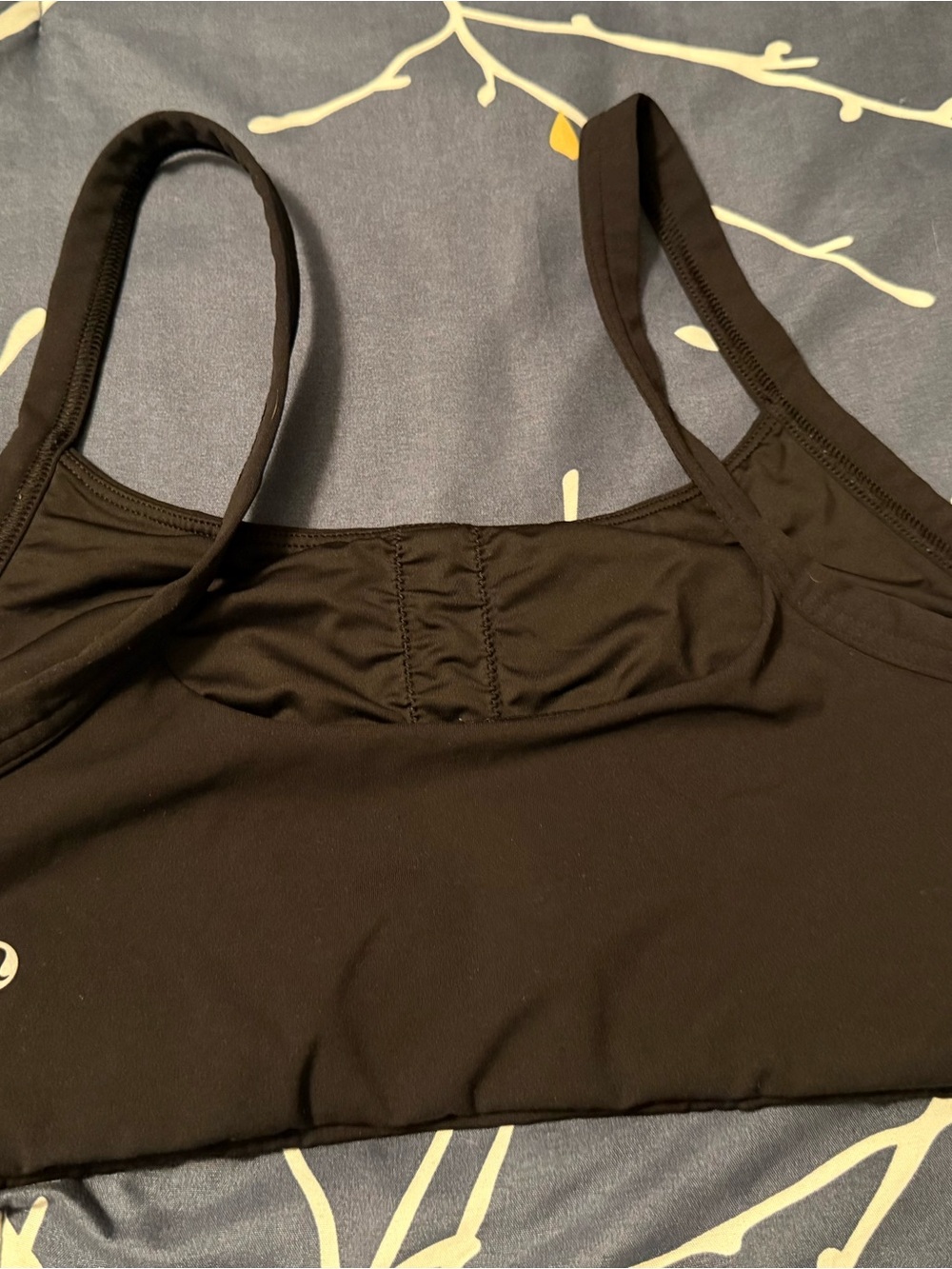 Lululemon Straight-Strap Sports Bra, Black, Large